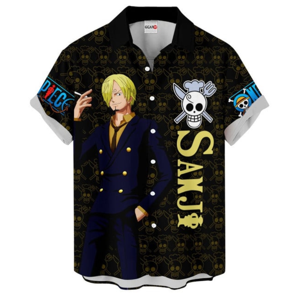 Sanji Anime Hawaiian Shirt - Image 3