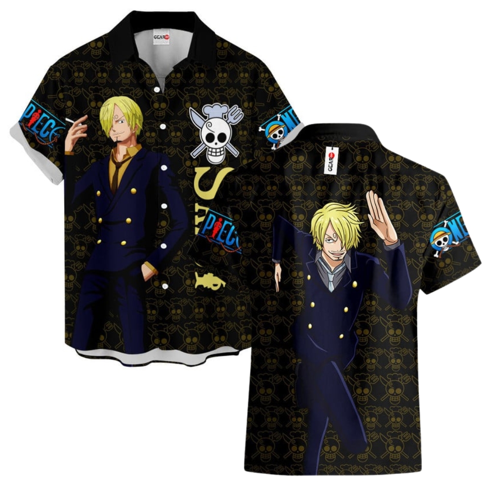 Sanji Anime Hawaiian Shirt