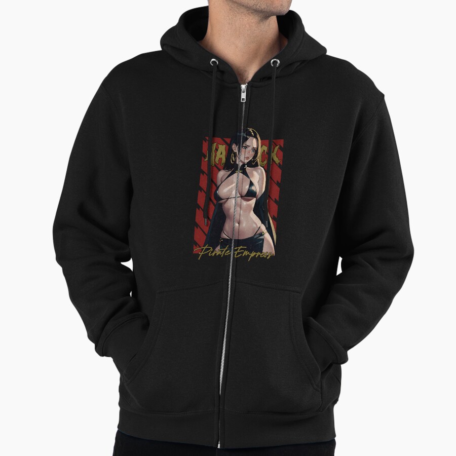 Boa Hancock Luxury Aura Zip Hoodie Jacket