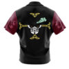 Dracule Mihawk OP Short Sleeve Hawaiian Shirt BACK mockup - One Piece Shop