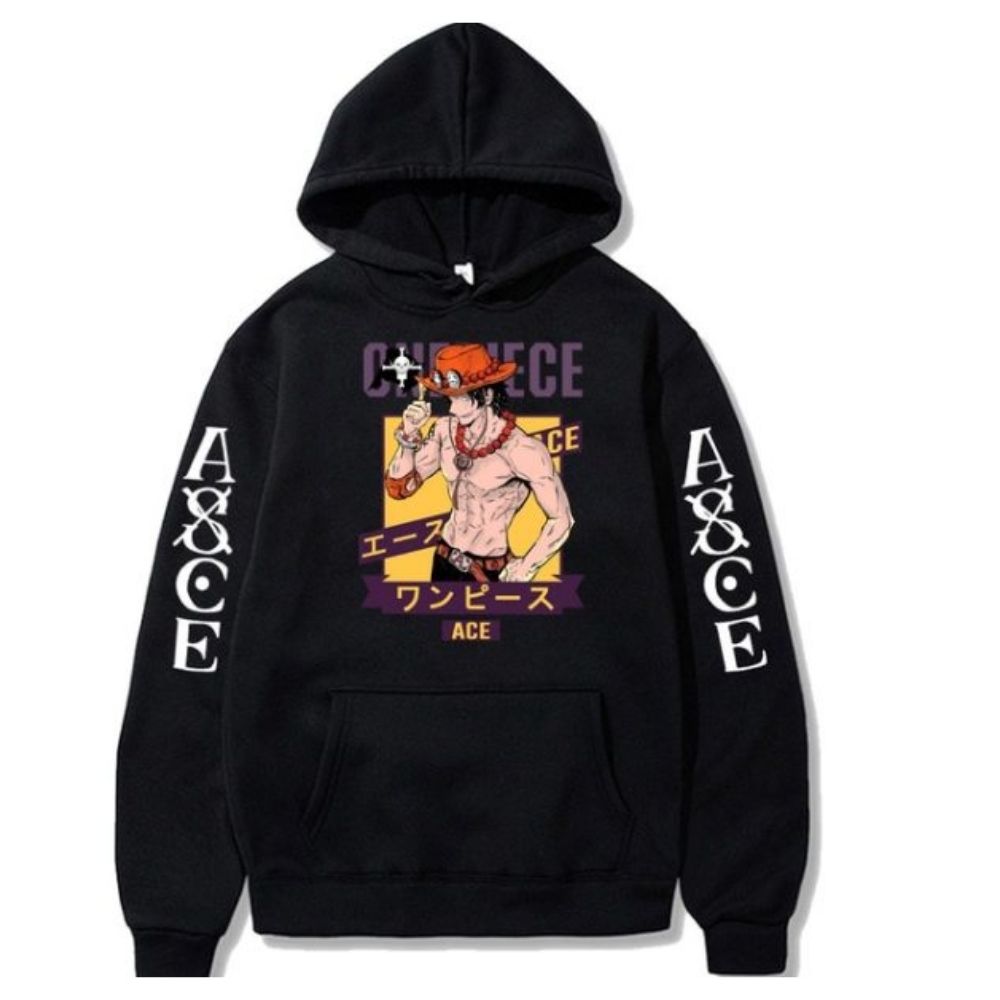 Portgas D. Ace Anime Pullover Hoodie