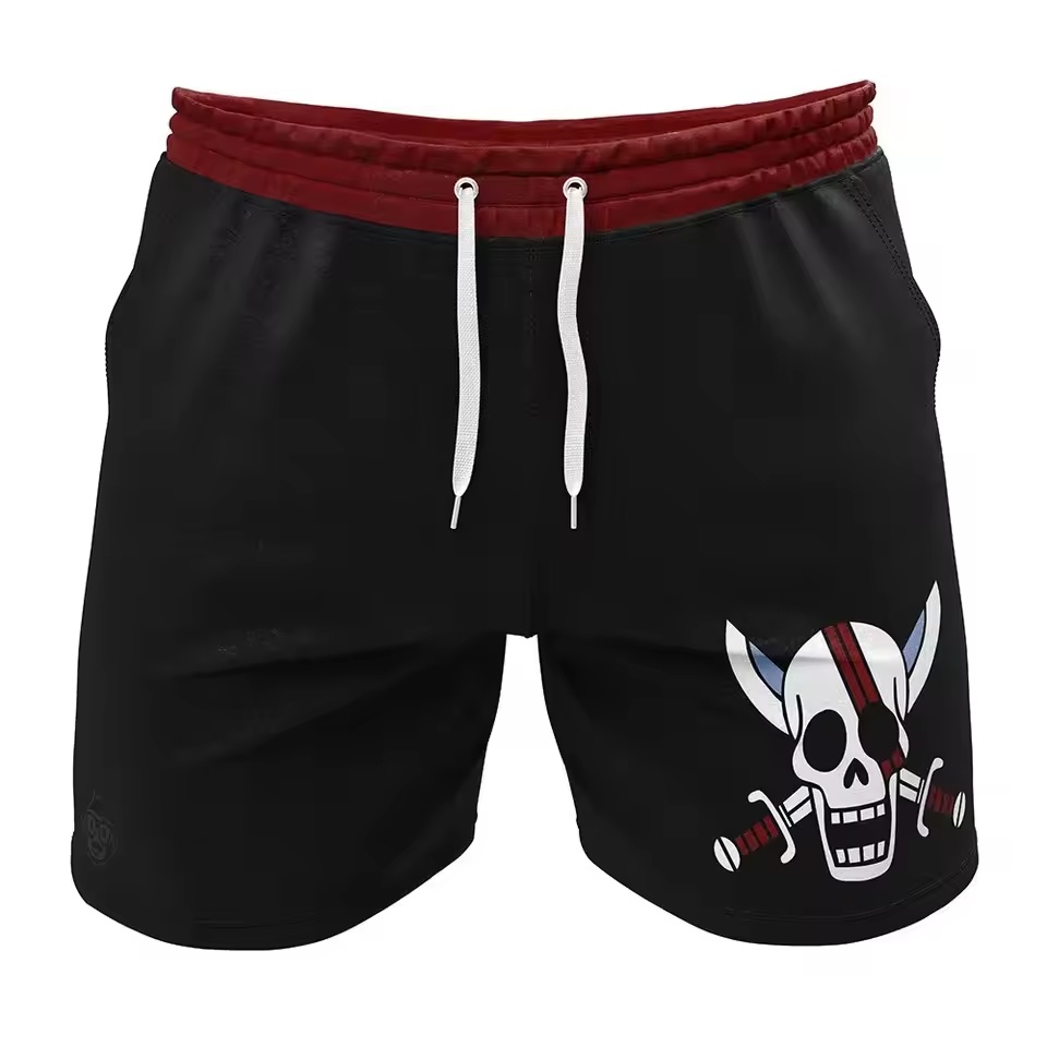 Shanks Iconic Anime Character Swim Trunks