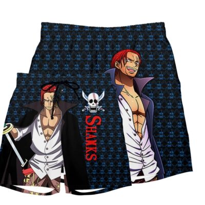 Shanks Anime Character Swim Trunks