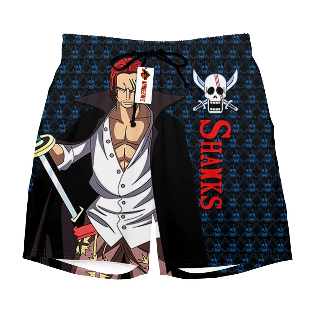 Shanks Anime Character Swim Trunks - Image 2