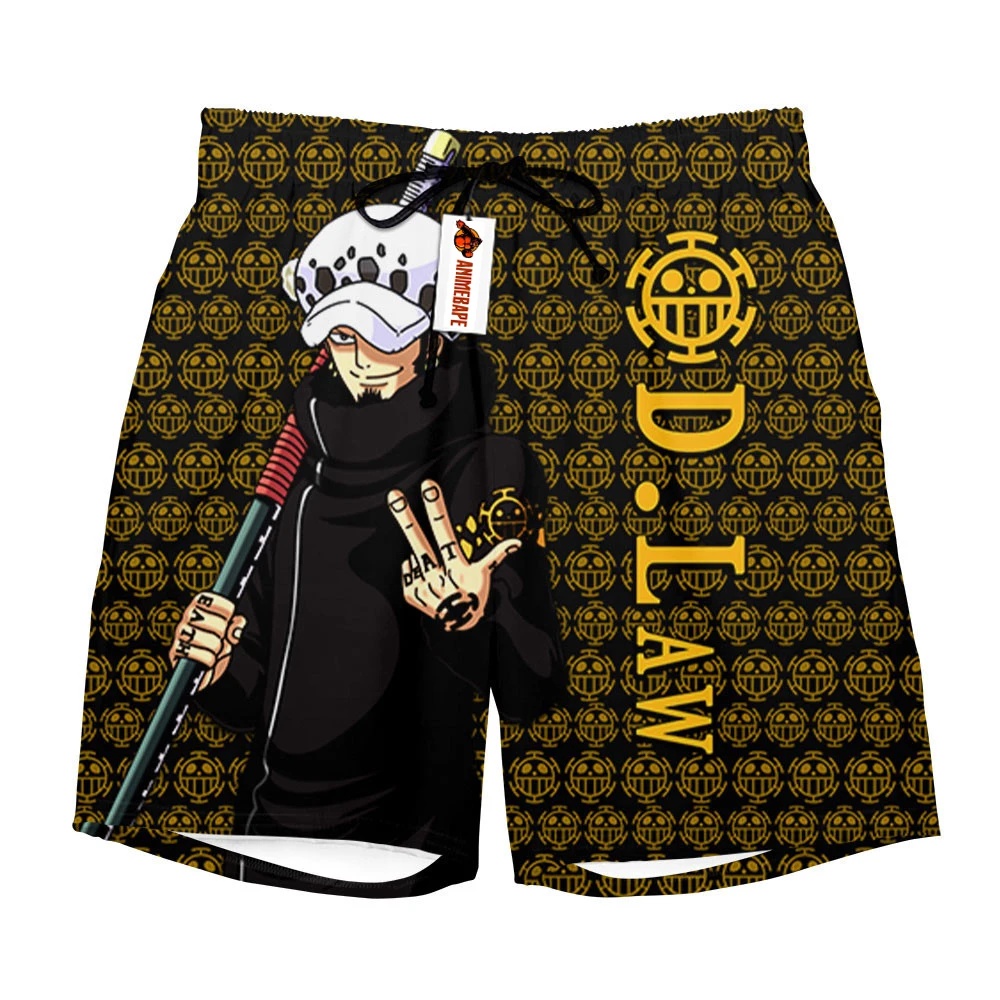 Law Anime Character Swim Trunks - Image 2