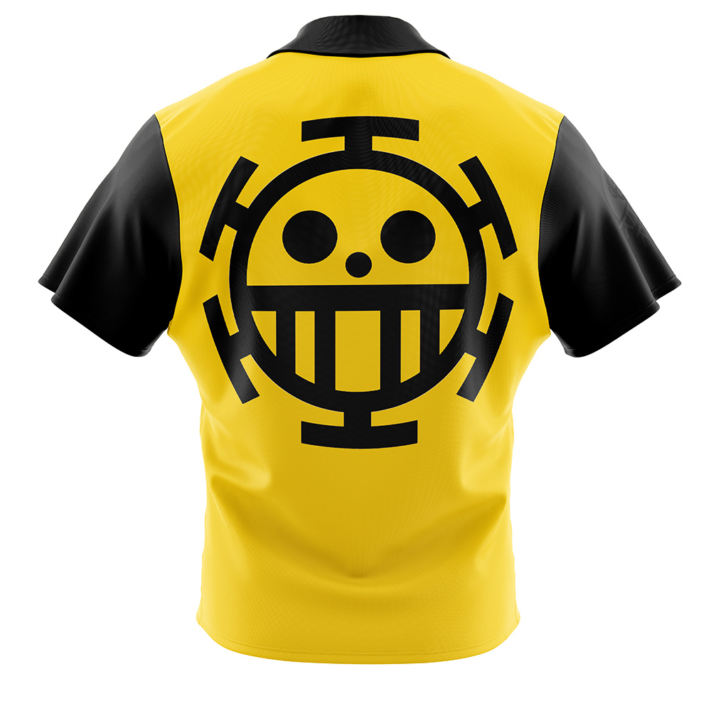 Trafalgar D Water Law One Piece Button Up Hawaiian Shirt - Image 2
