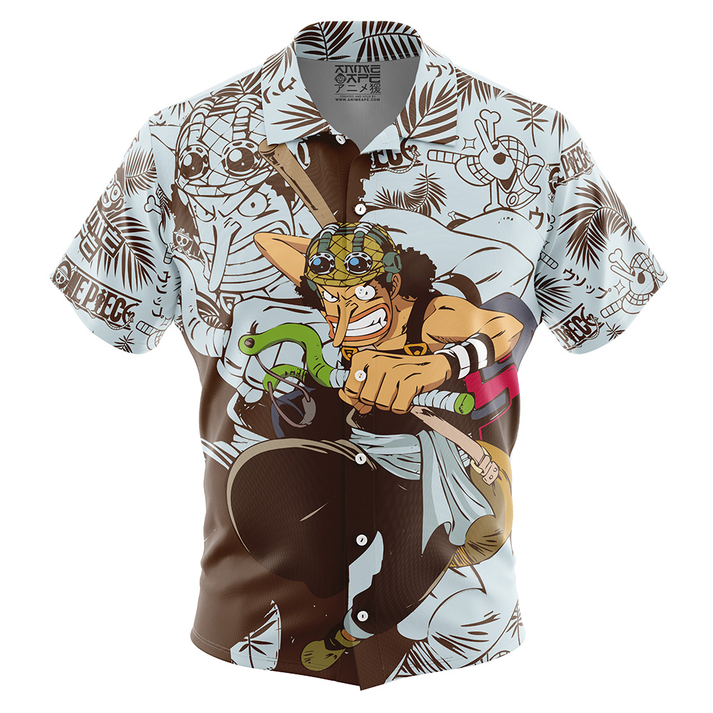 Usopp Aloha One Piece Button Up Hawaiian Shirt
