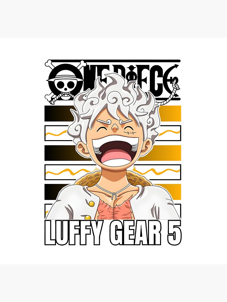 One Piece Puffy Gear 5 Throw Pillow - Image 2