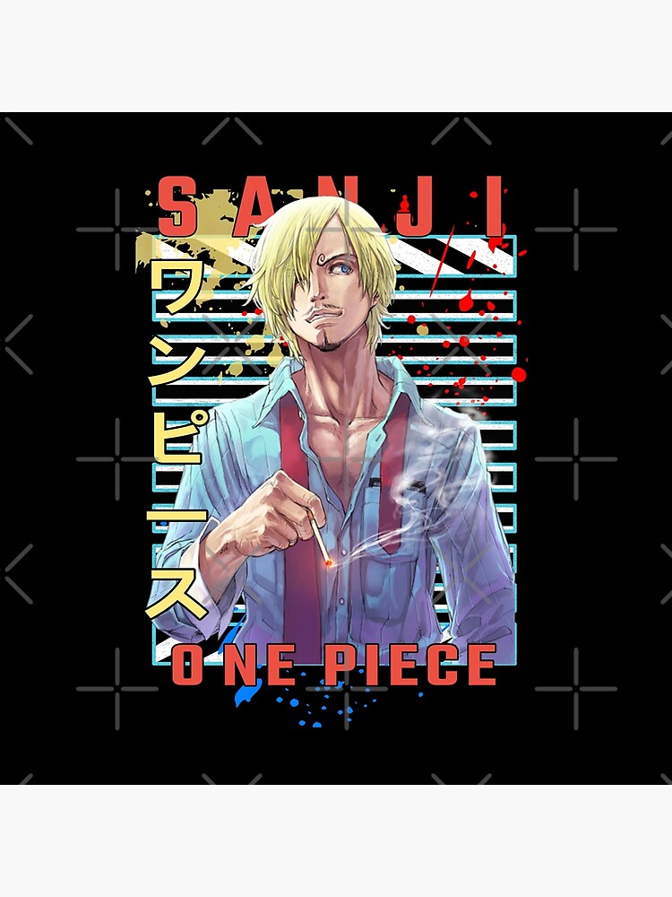 Vinsmoke Sanji Urban Anime Design Throw Pillow - Image 2
