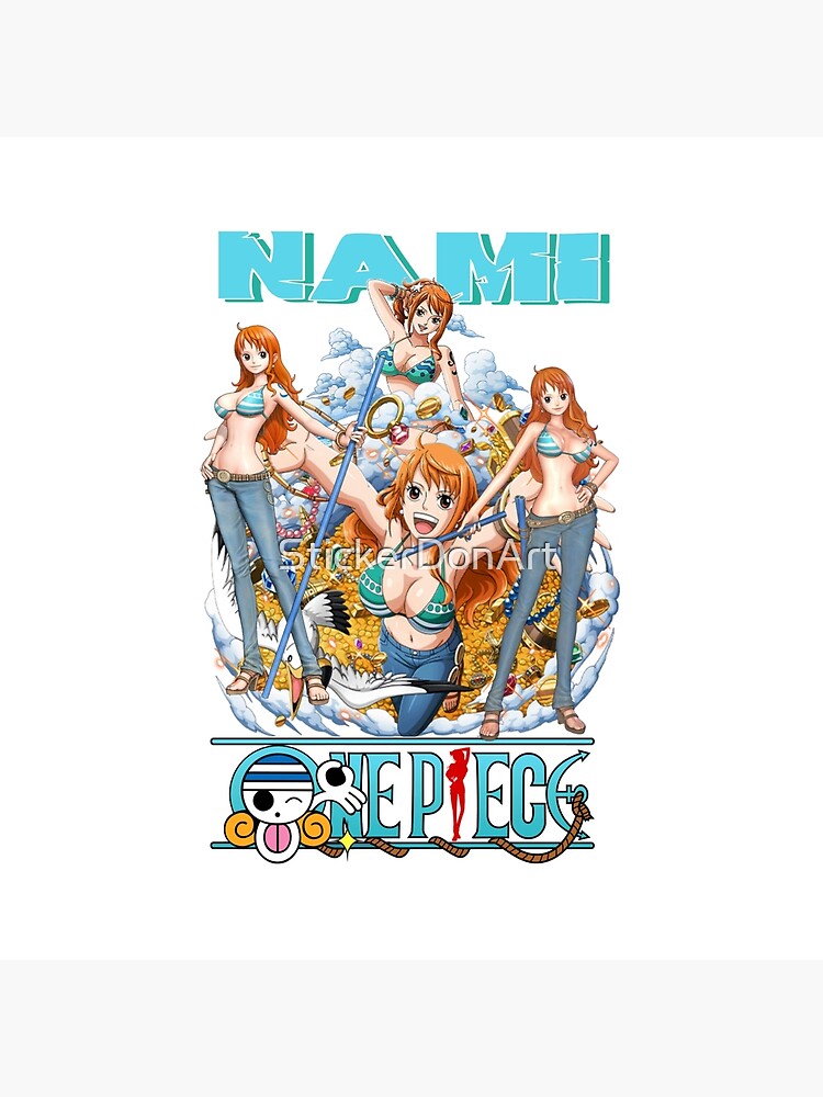 Nami Straw Hat Pirates Throw Pillow - Image 2
