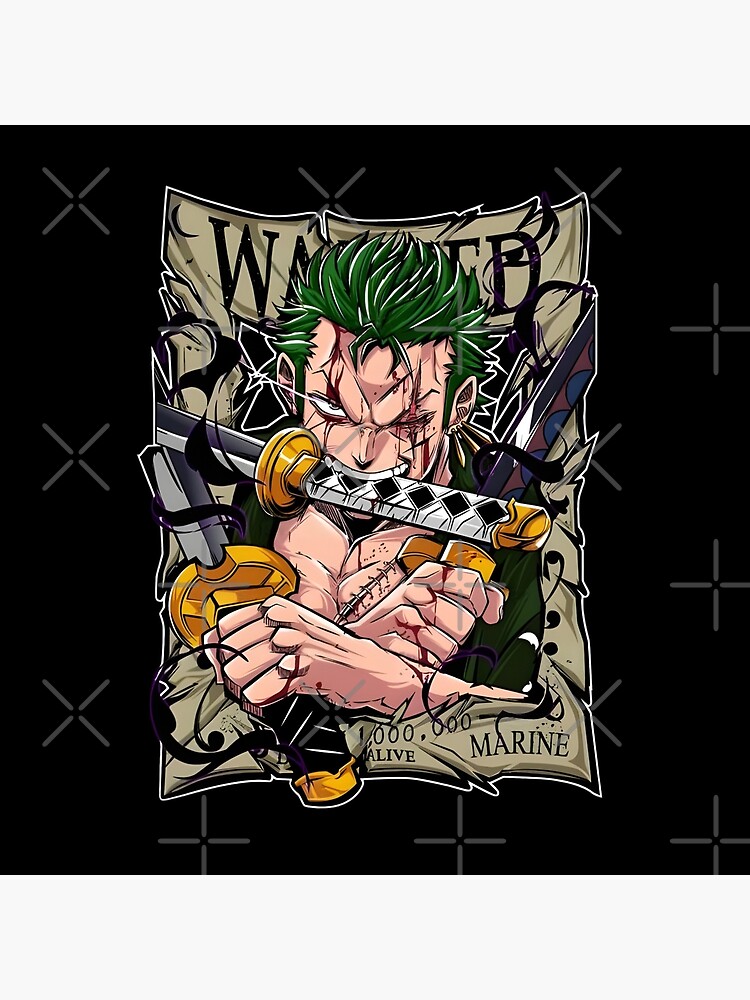 Roronoa Zoro King Of Hell Throw Pillow - Image 2