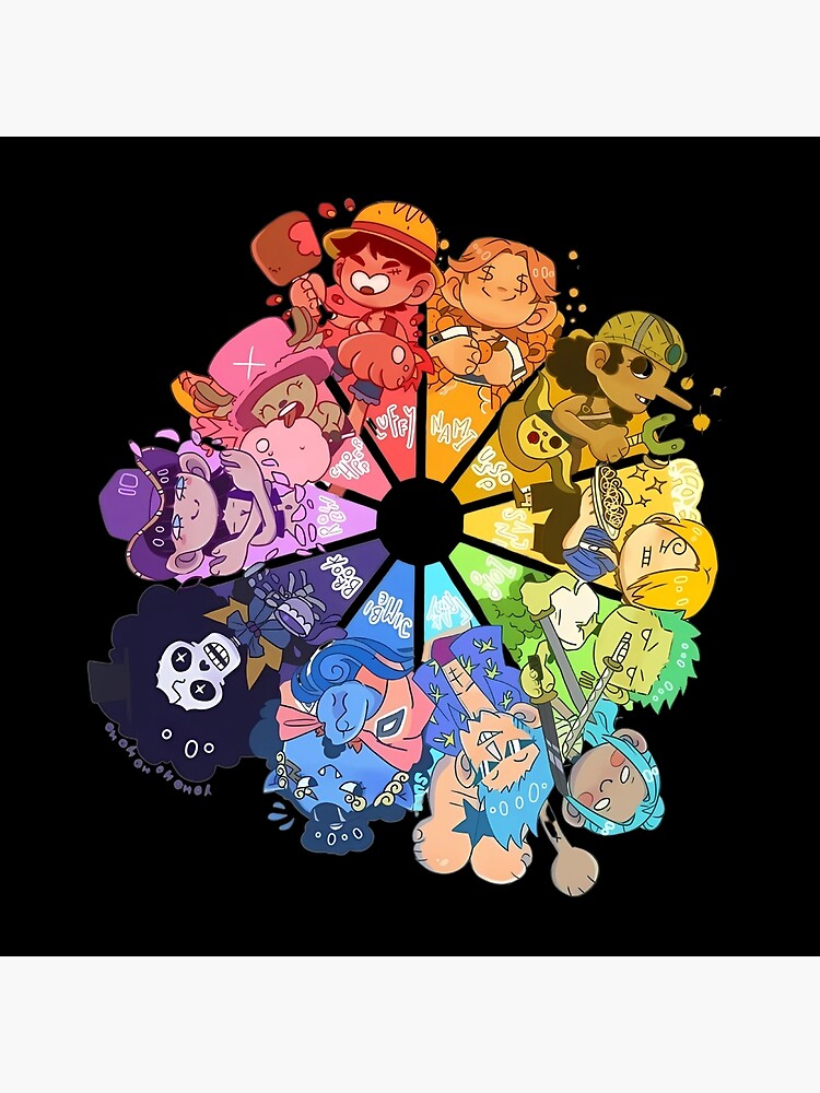 The Straw Hat Pirates Throw Pillow - Image 2