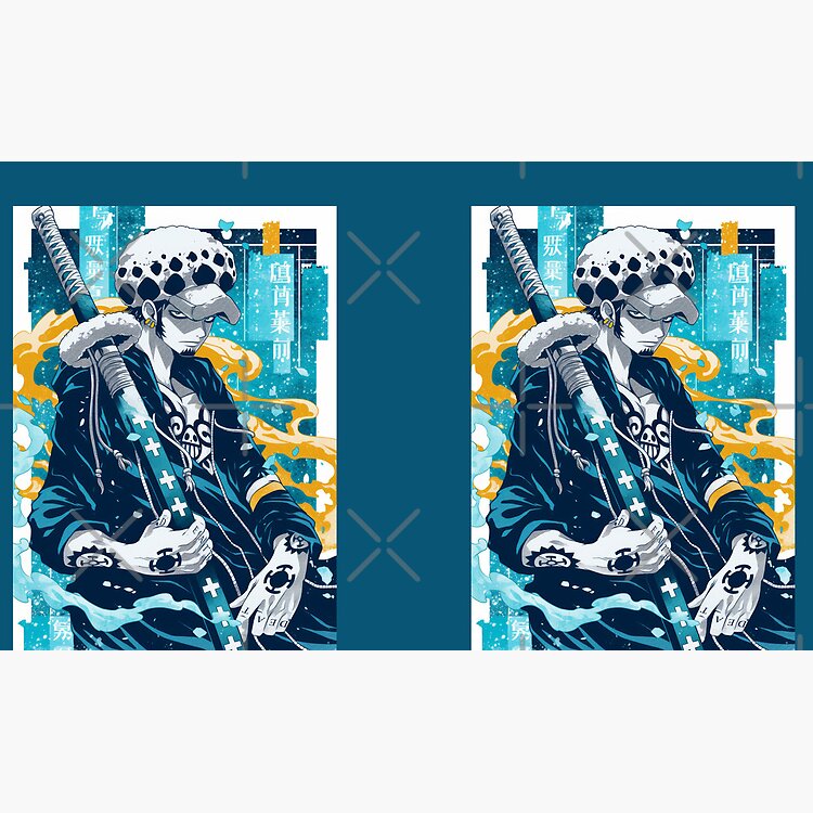 Trafalgar Blue Yellow Halftone Poster Mug - Image 3