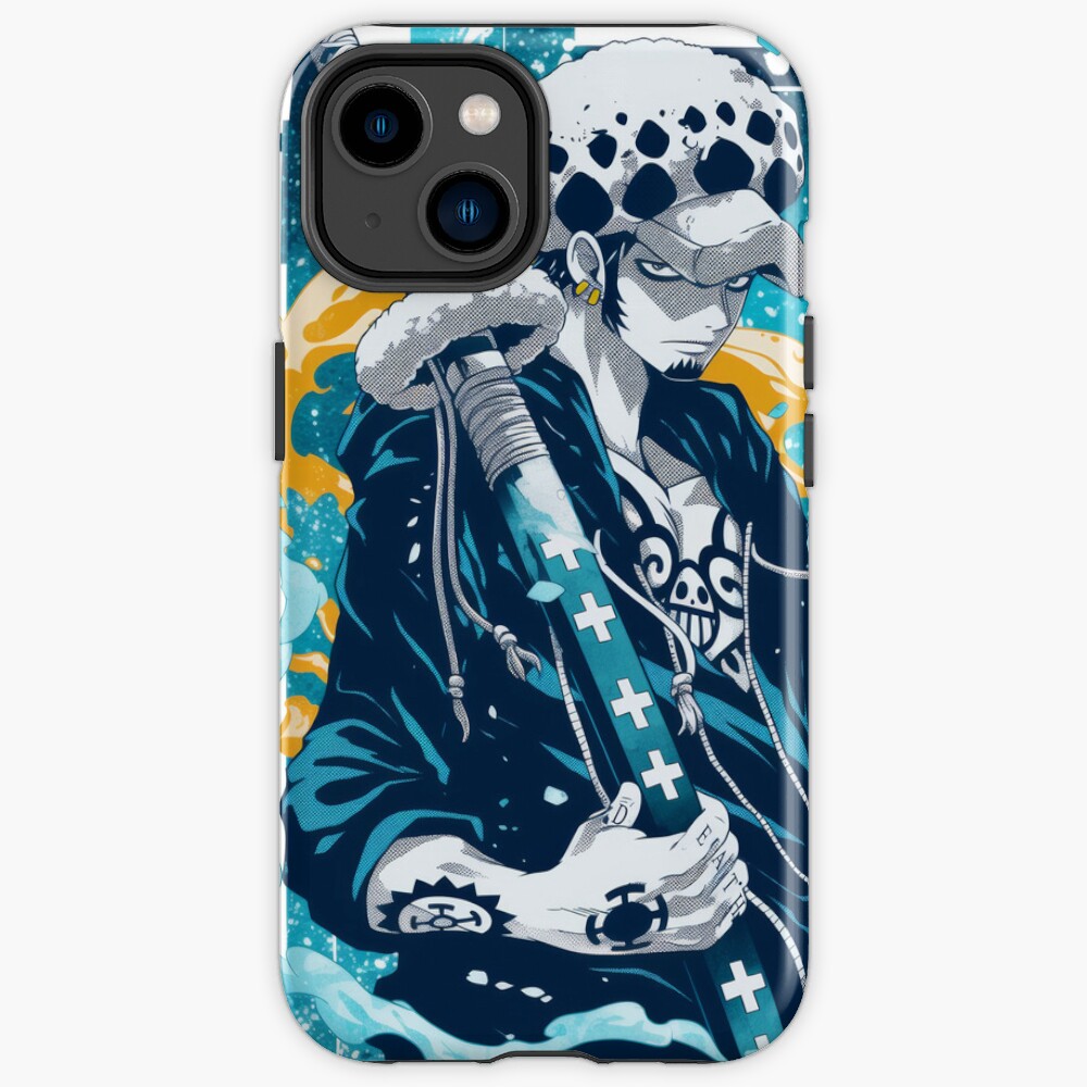 Trafalgar Blue Yellow Halftone Poster Iphone Case