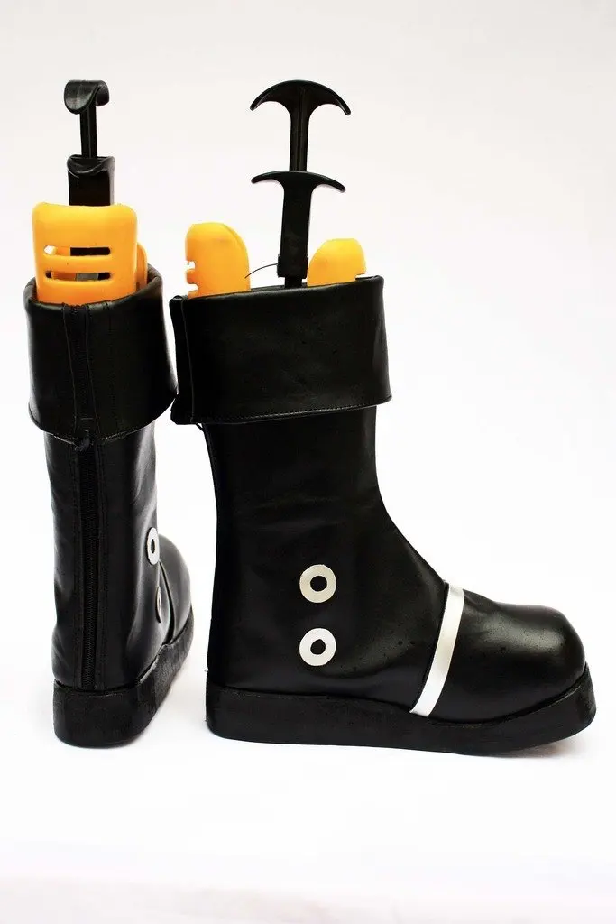Portgas D Ace Boots Black Shoes Cosplay - Image 3