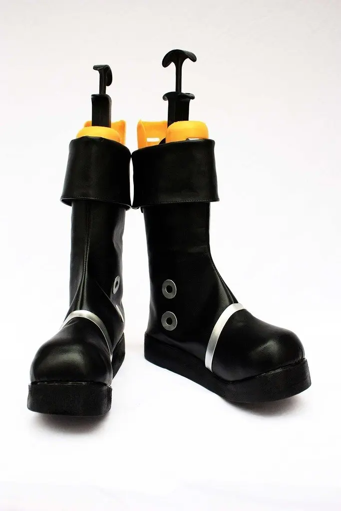 Portgas D Ace Boots Black Shoes Cosplay - Image 2