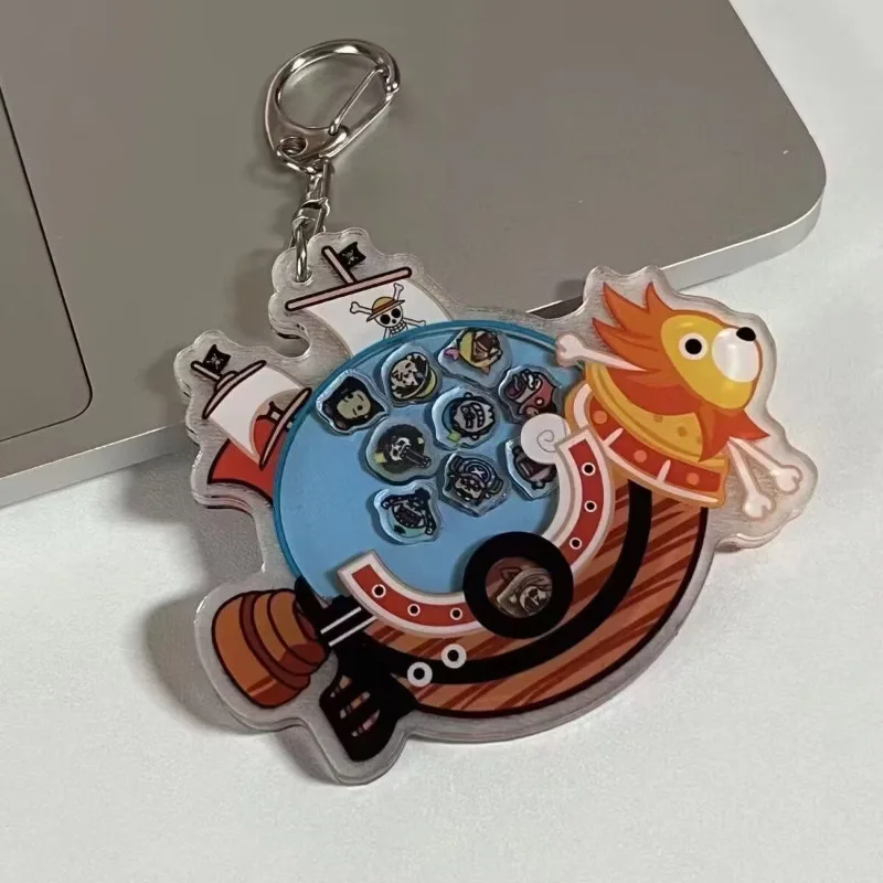 ONE PIECE Luffy Pirate Ship Anime Keychain - Image 3