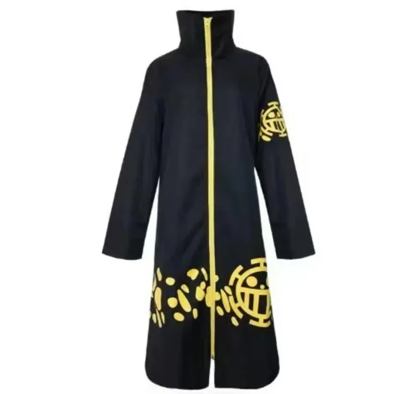 Trafalgar Law Black Cloak Cosplay Costume Jacket