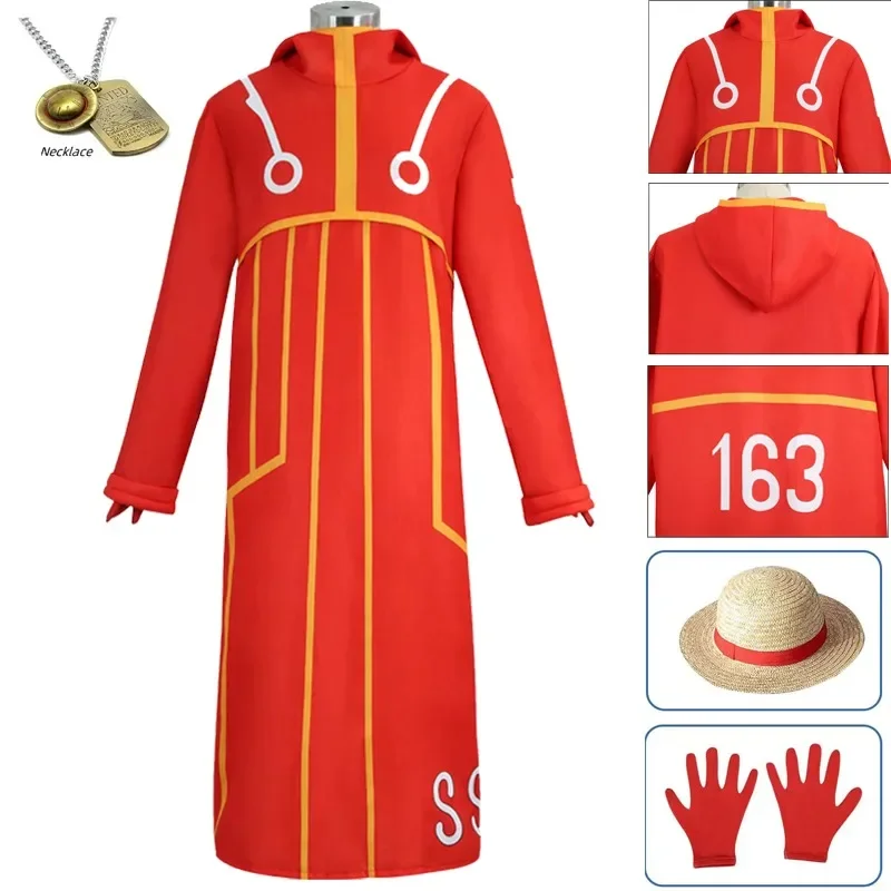 New Egghead Island Costume Monkey D Luffy Robe Cosplay Costume