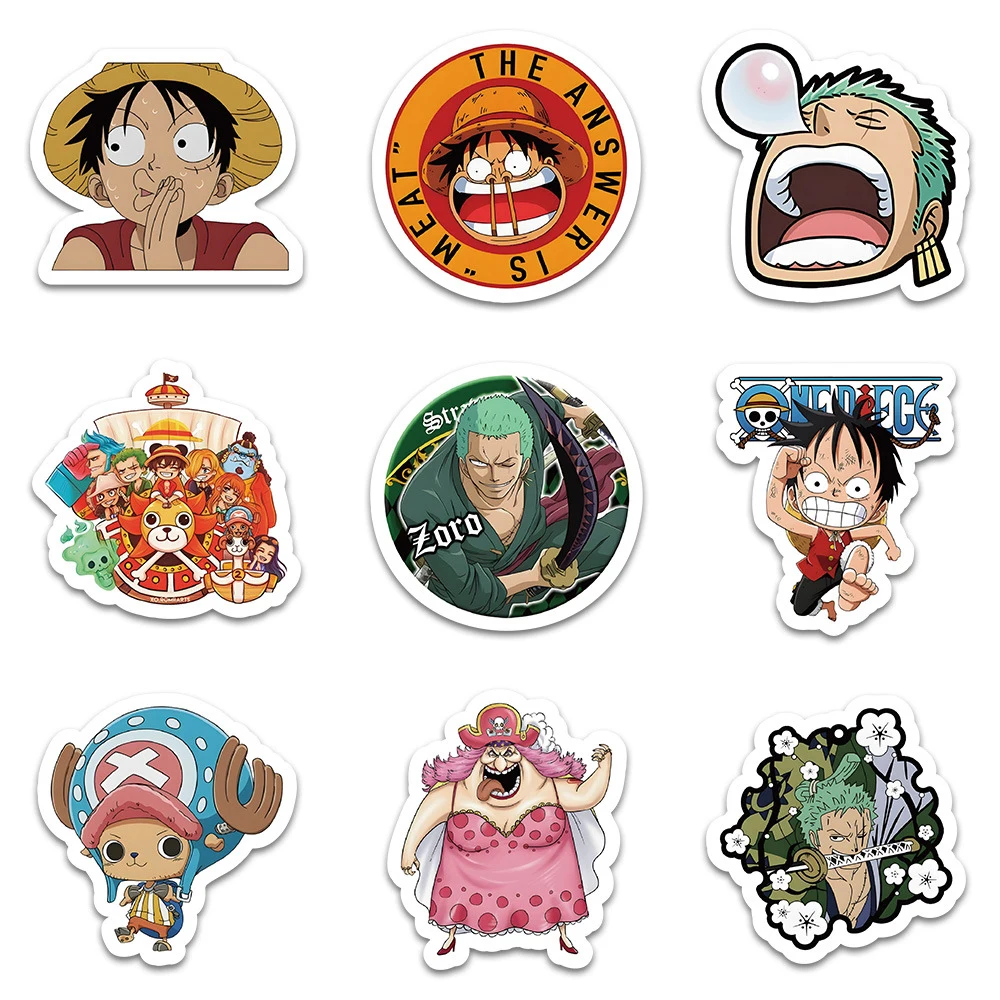 10/30/50/100pcs Anime ONE PIECE Kawaii Japan Sticker - Image 6