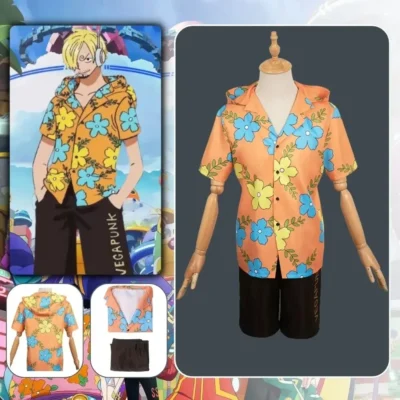 Sanji Egghead Casual Outfit Cosplay Costume