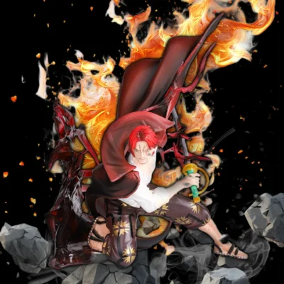 One Piece Four Emperors Red-Haired Shanks Figure