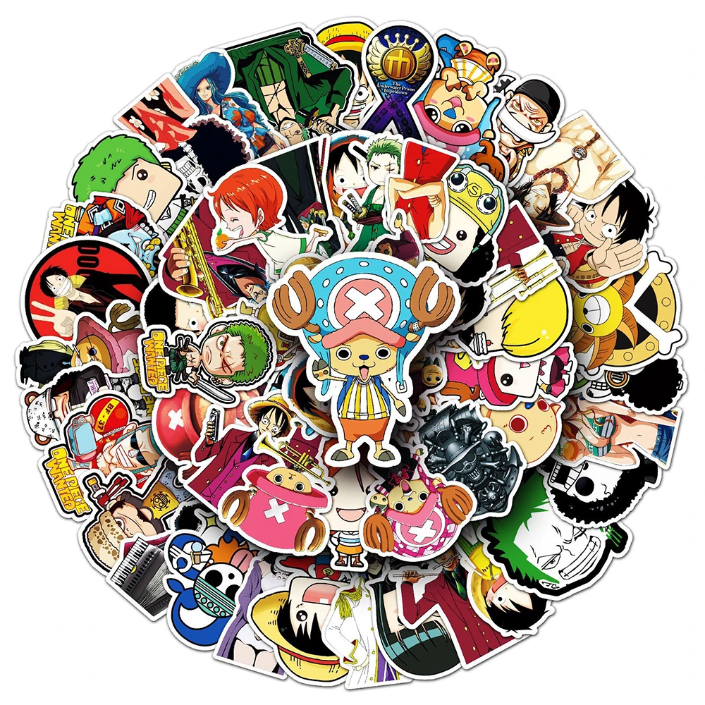 10/30/50pcs ONE PIECE Luffy Zoro Chopper Decal Anime Sticker - Image 2