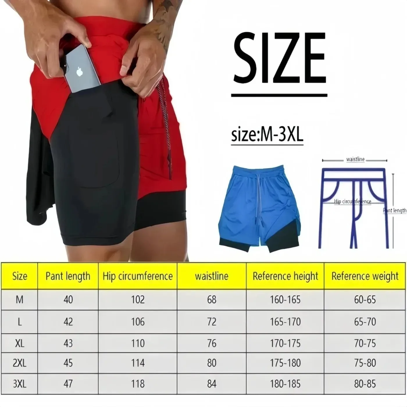 One Piece Sanji Double-Layer Swim Trunks - Image 6