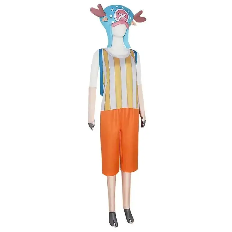 Tony Chopper 2 Years Later Cosplay Outfit Set with Hat Bag - Image 2
