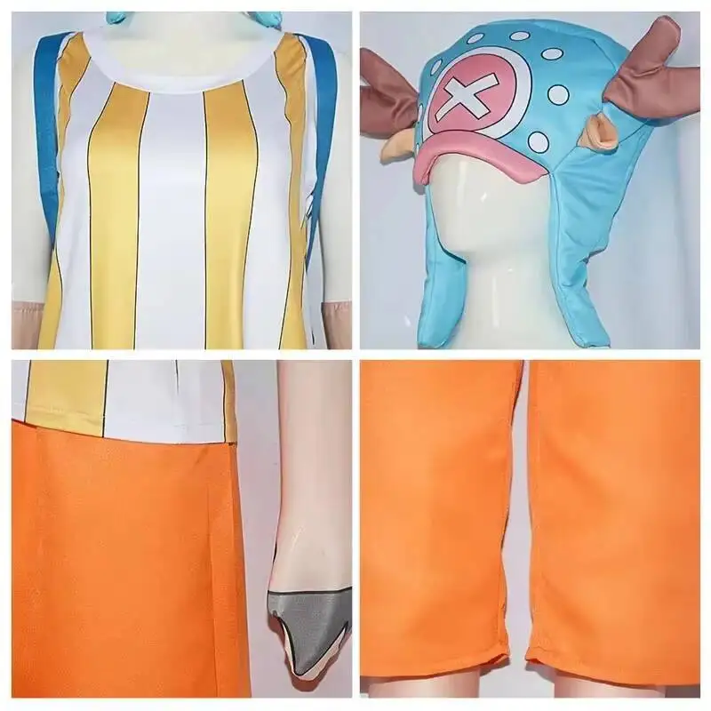 Tony Chopper 2 Years Later Cosplay Outfit Set with Hat Bag - Image 4
