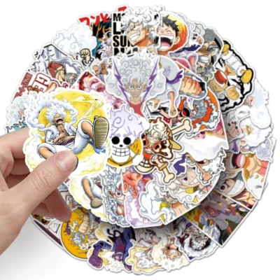 10/30/50PCS Anime Cool One Piece Gear 5 Luffy Sticker