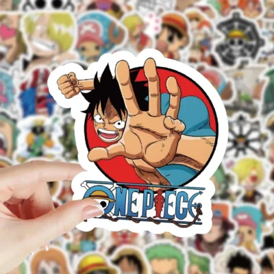 10/30/50/100pcs Chibi Anime ONE PIECE All Characters Sticker