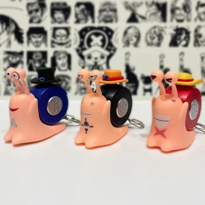 Anime One Piece Den Den Mushi Keychain