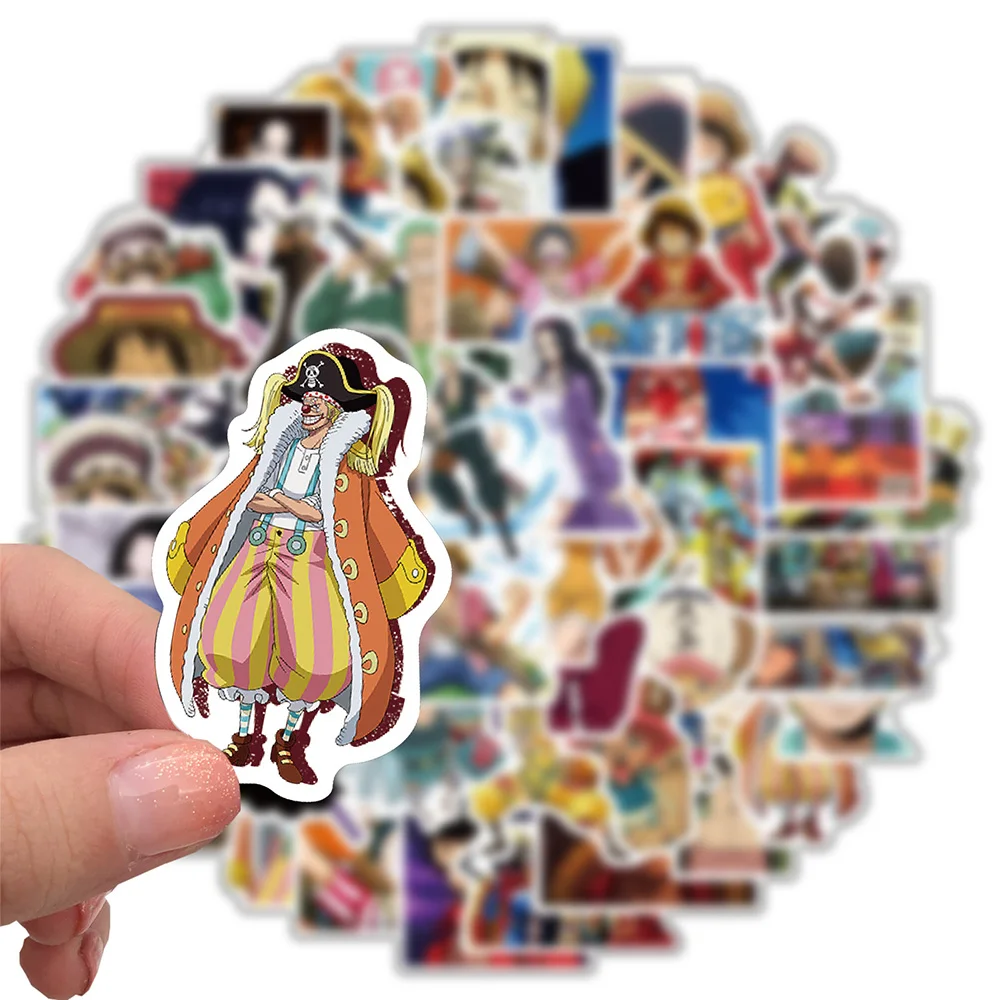 10/30/50pcs Anime ONE PIECE All Characters Waterproof Sticker - Image 3