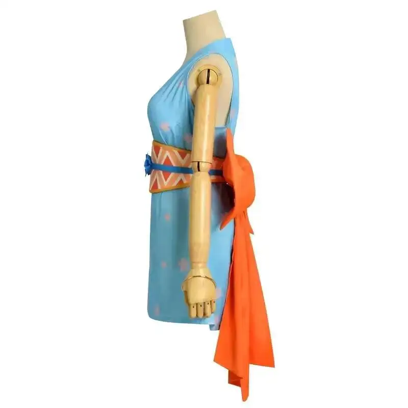 Nami Kimono Dress Set with Wig Cosplay Costume - Image 4