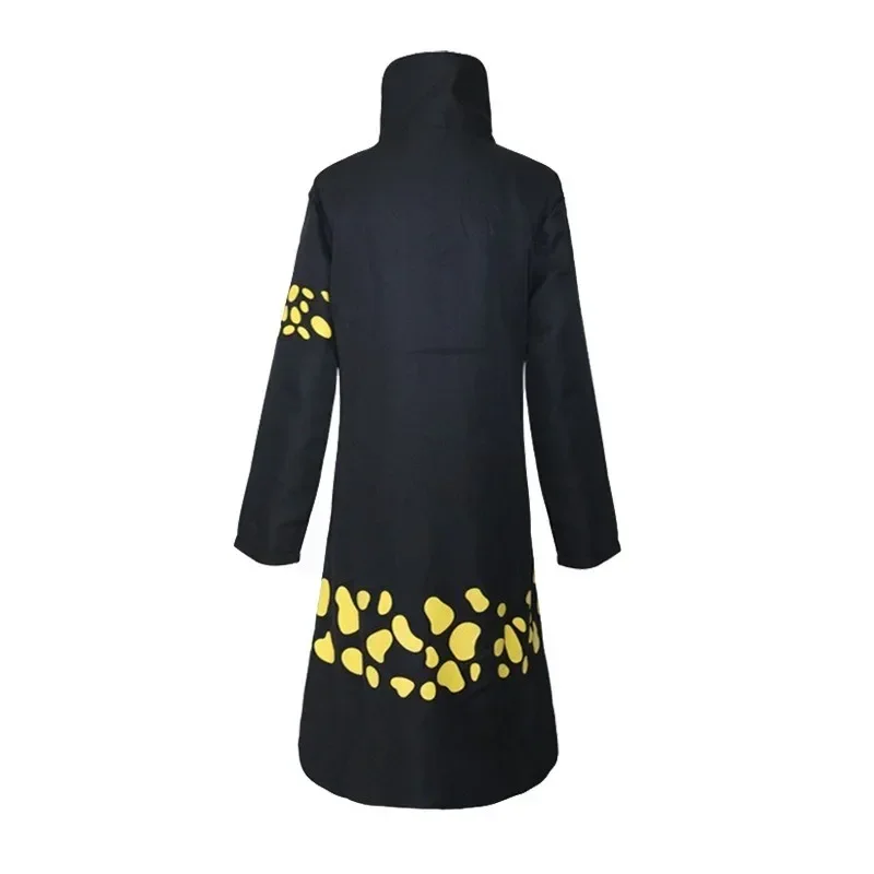 Trafalgar Law Black Cloak Cosplay Costume Jacket - Image 3