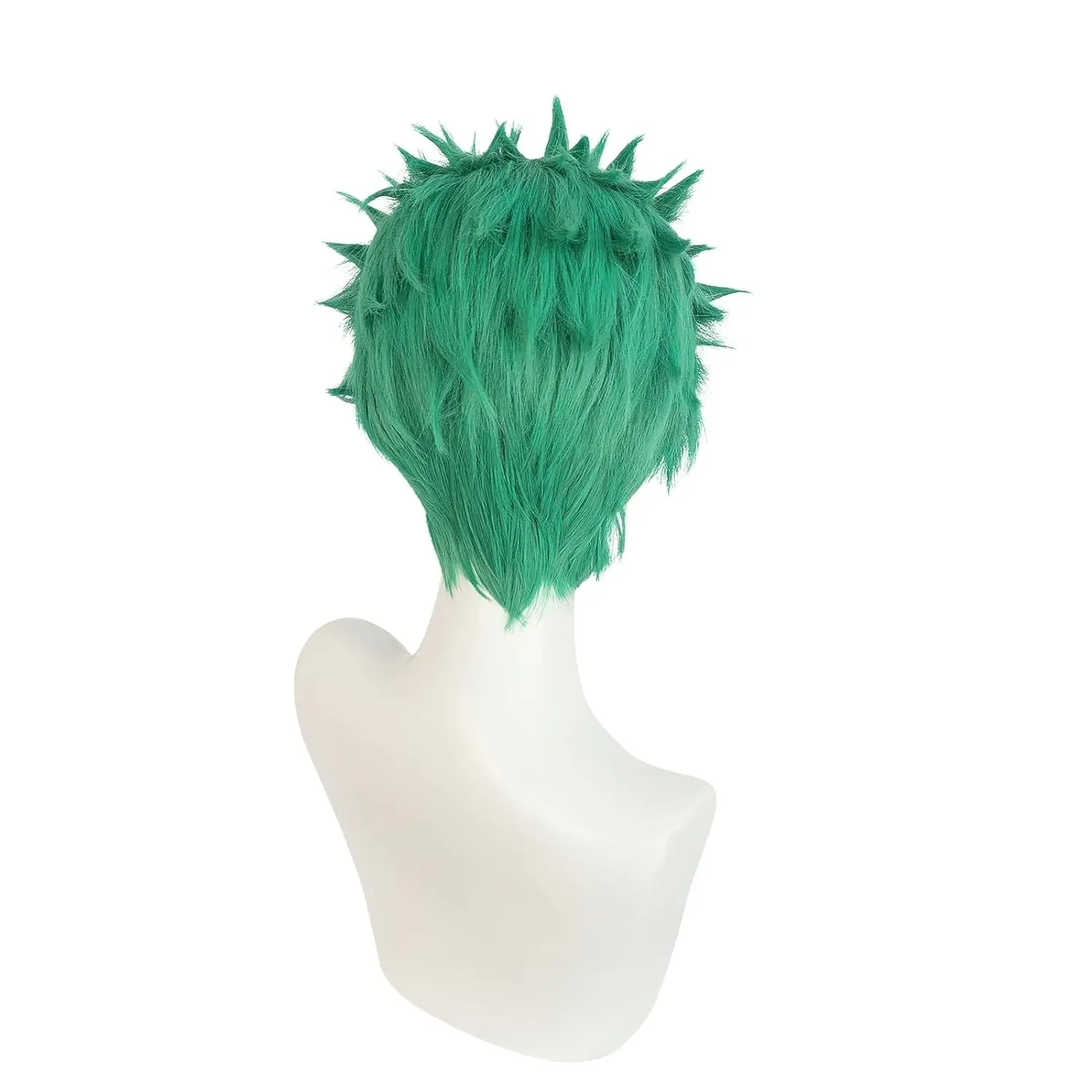 Anime Zoro Wig Short Green Layered Cosplay Wig - Image 4