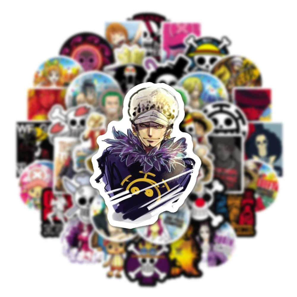 10/30/50/100pcs Anime Graffiti Luffy All Characters Sticker - Image 4