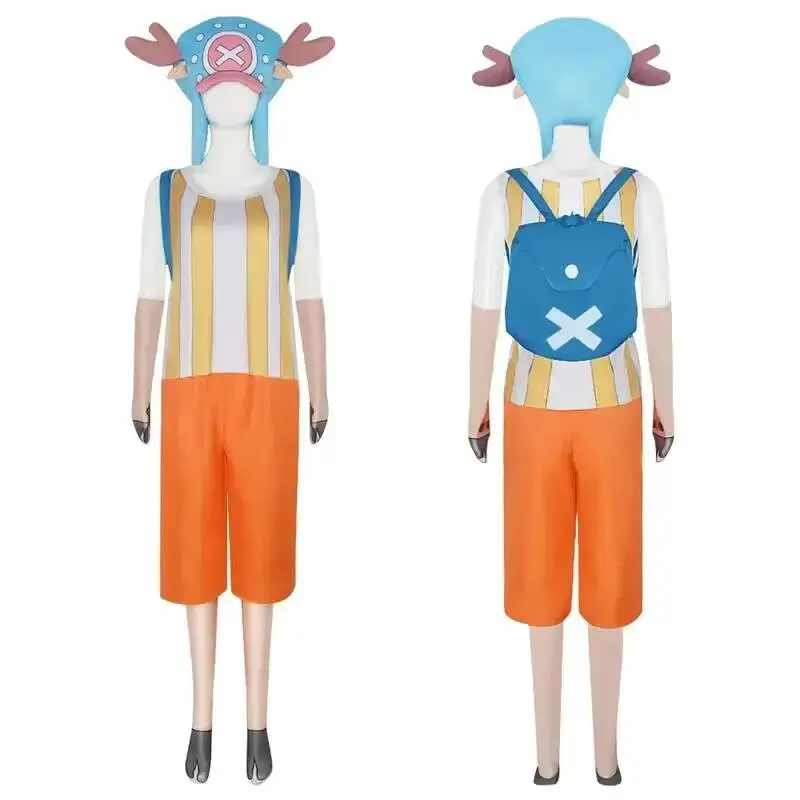 Tony Chopper 2 Years Later Cosplay Outfit Set with Hat Bag - Image 5