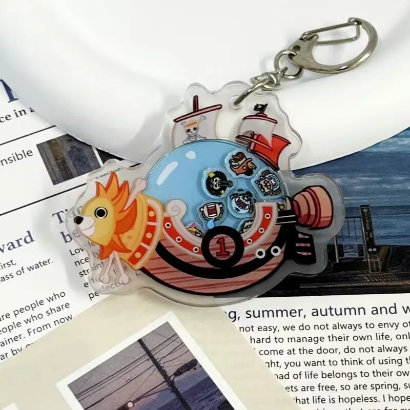 ONE PIECE Luffy Pirate Ship Anime Keychain - Image 4