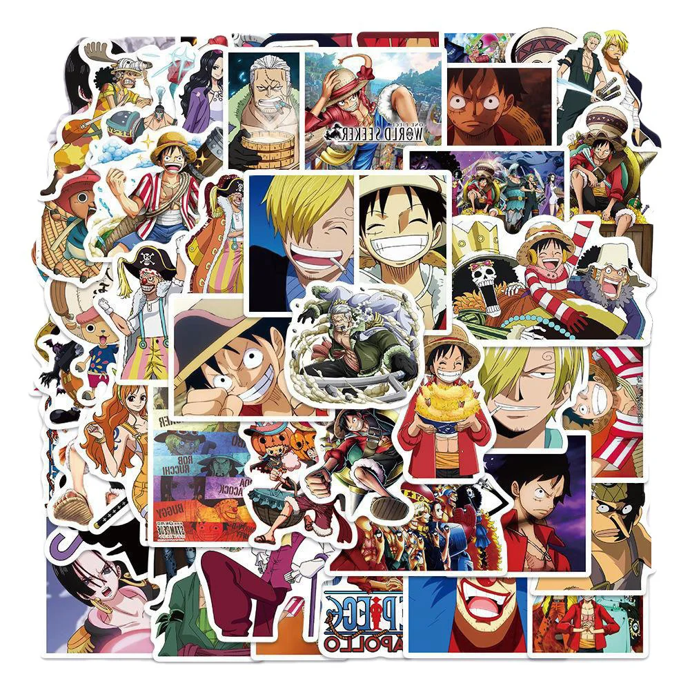 10/30/50pcs Anime ONE PIECE All Characters Waterproof Sticker - Image 2