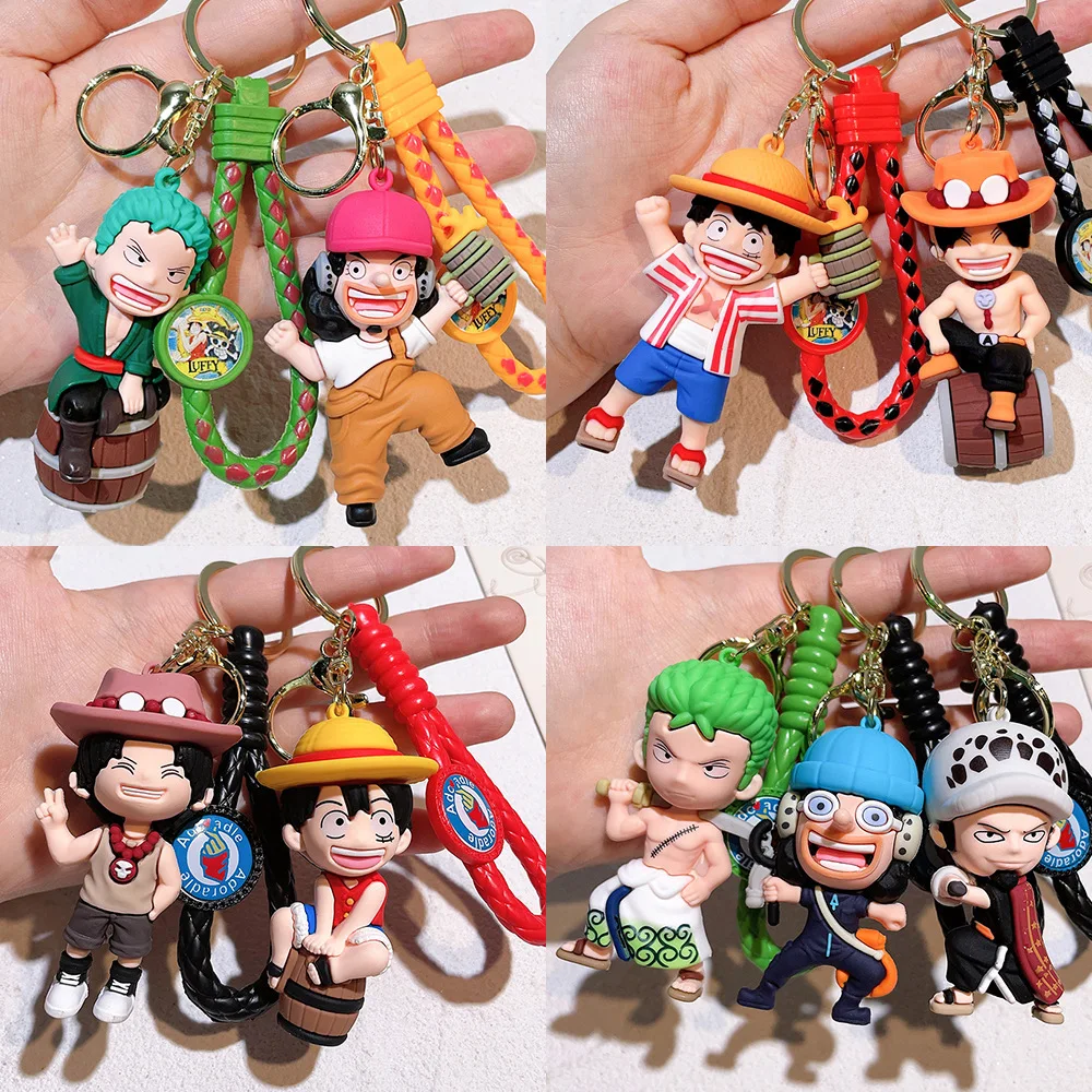 Cute All Characters One Piece Anime Keychain - Image 2