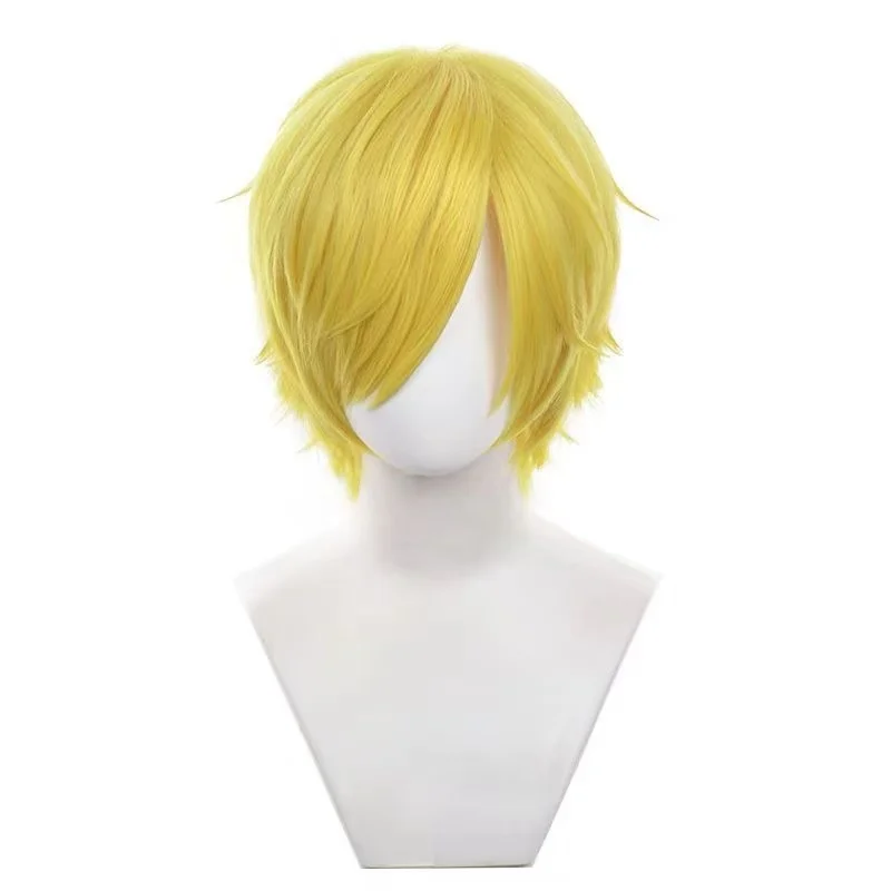 Vinsmoke Sanji Anime Outfit Wig Cosplay Costume - Image 5