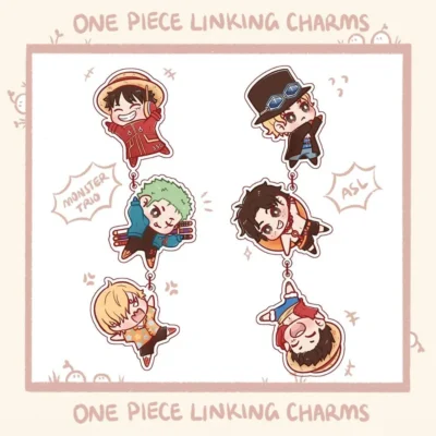 Monkey D. Luffy Roronoa Zoro Cute Keychain