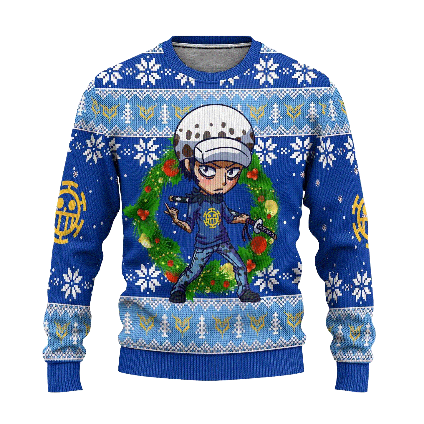 Law One Piece Anime Ugly Christmas sweater