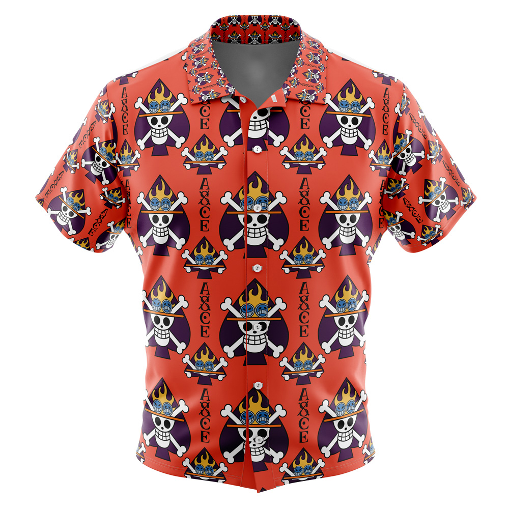 Portgas D. Ace Jolly Roger Hawaiian Shirt