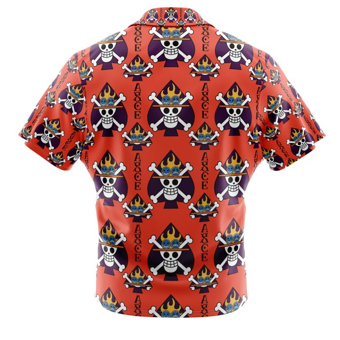 Portgas D. Ace Jolly Roger Hawaiian Shirt - Image 2