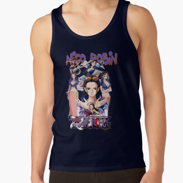 Nico Robin Straw Hat Pirates Archaeologist Tank Top - Image 5