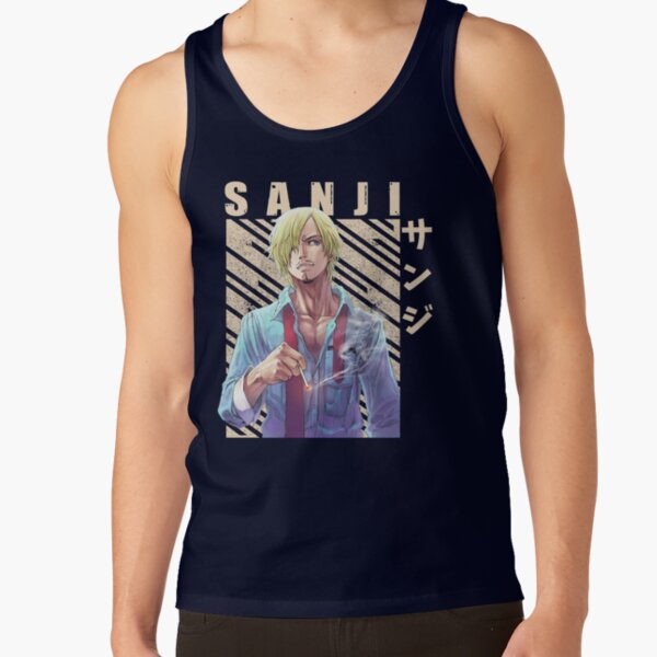 Best Graphic One Piece Sanji Tank Top - Image 5