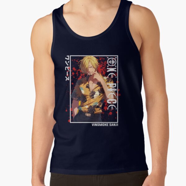 One Piece Sanji Curly Eyebrow Tank Top - Image 5